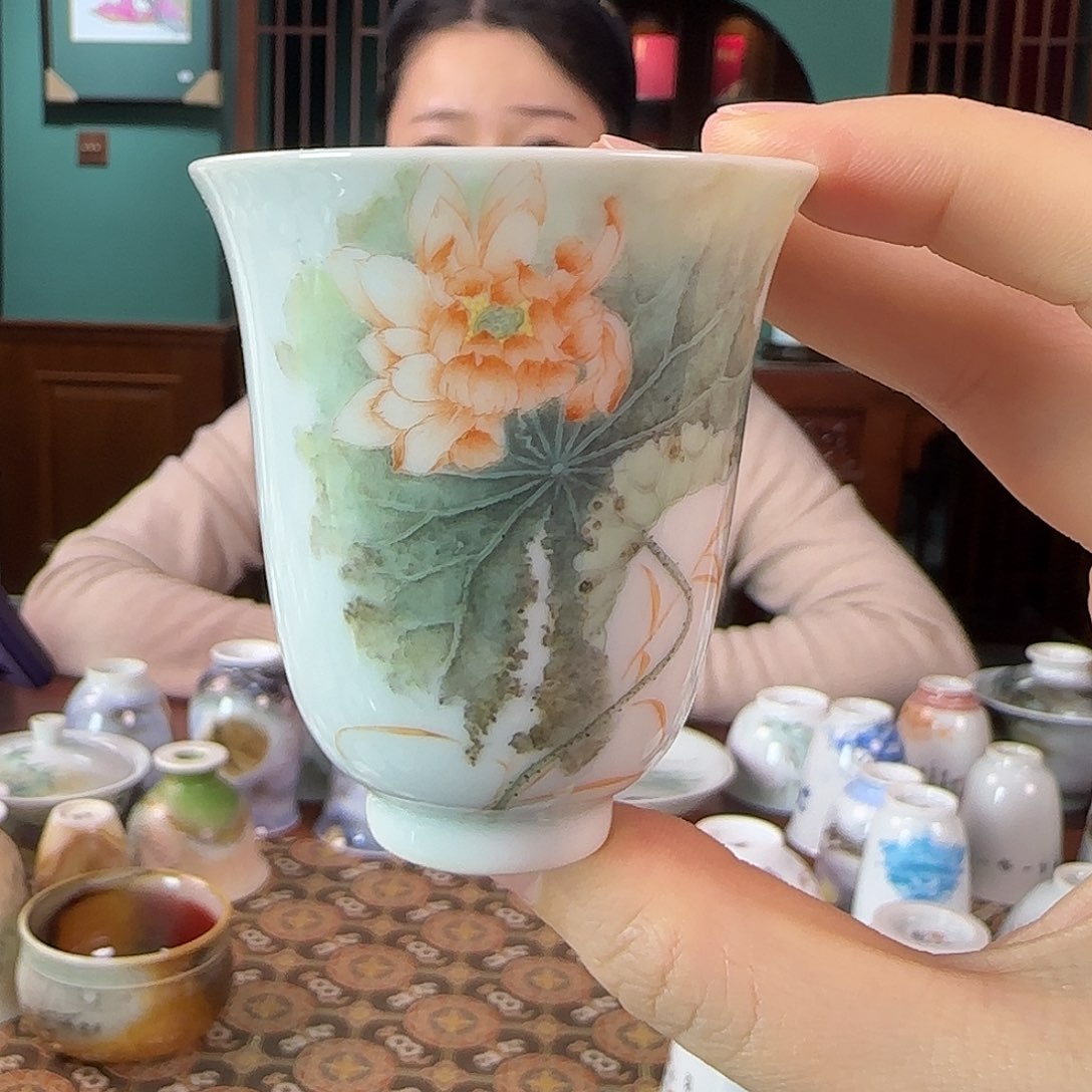 瓷片陶瓷作品 手绘作品