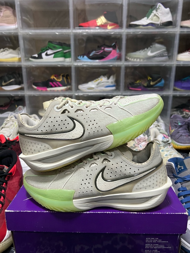 44码/gt3灰绿篮球鞋/二手正品9新