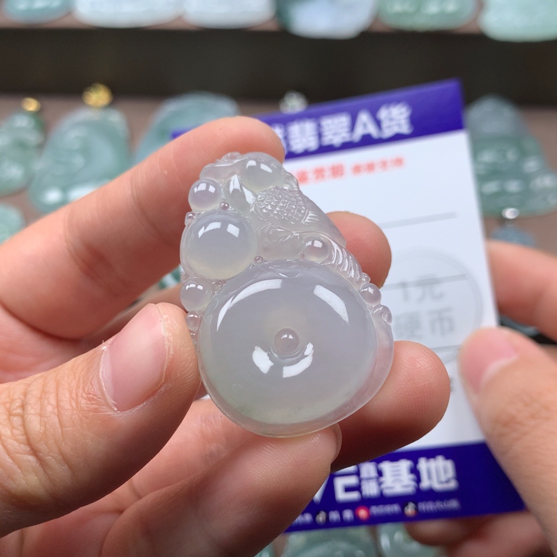 颈饰未镶嵌翡翠天然翡翠