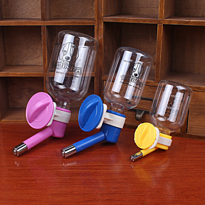 泰迪宠物狗喂水器宠物挂式狗笼用品狗狗水壶壁挂滚珠式自动饮水瓶