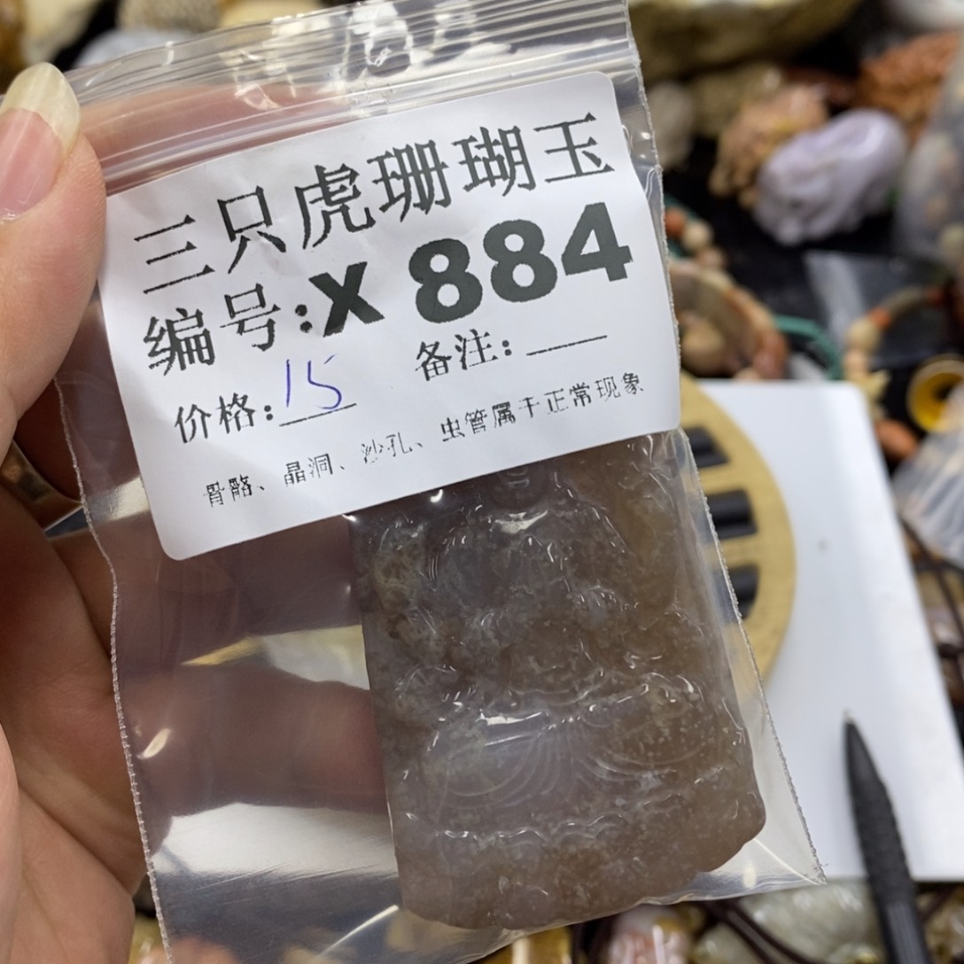 硅化珊瑚（珊瑚玉）X未镶嵌鱼