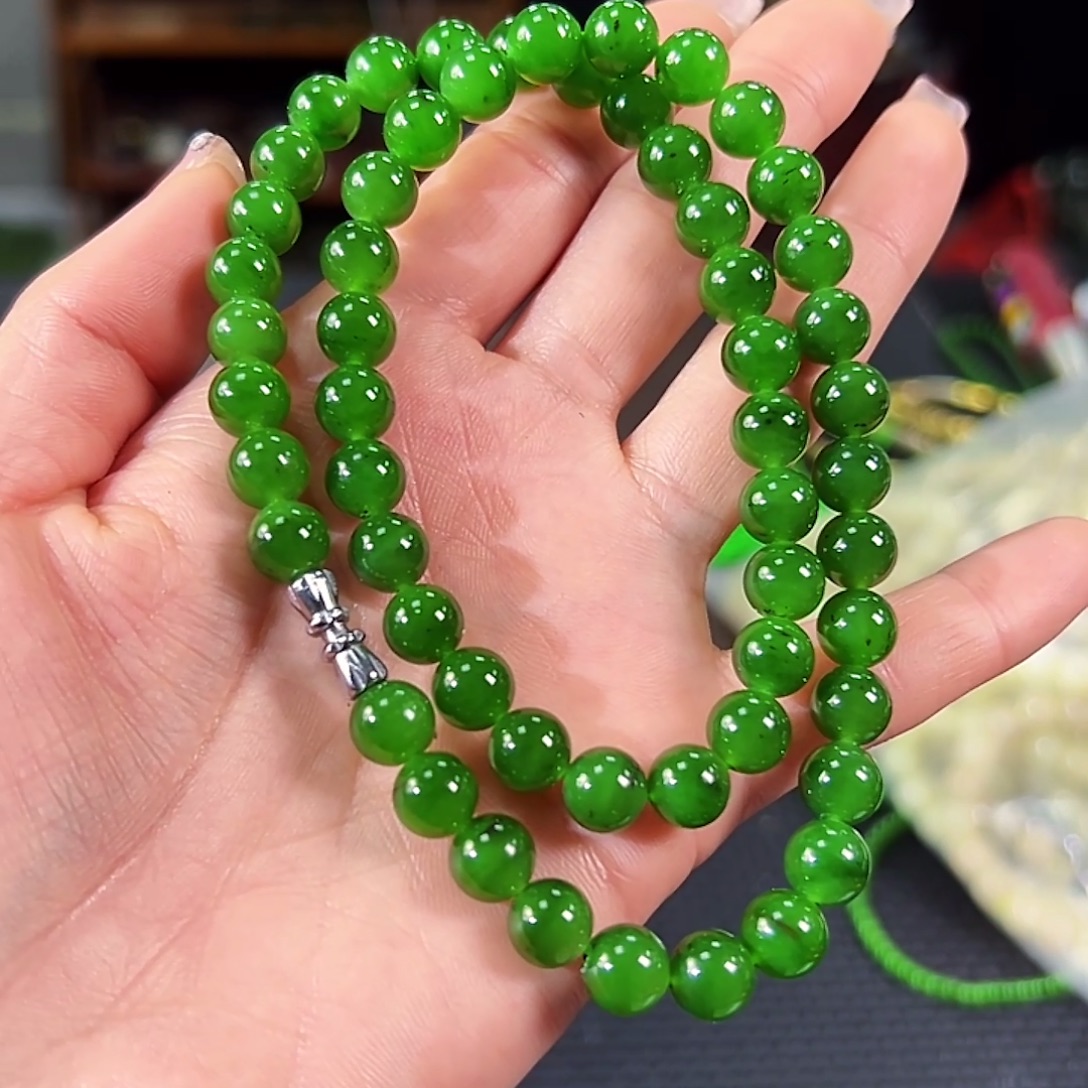 和田玉（碧玉）未镶嵌颈饰卡8