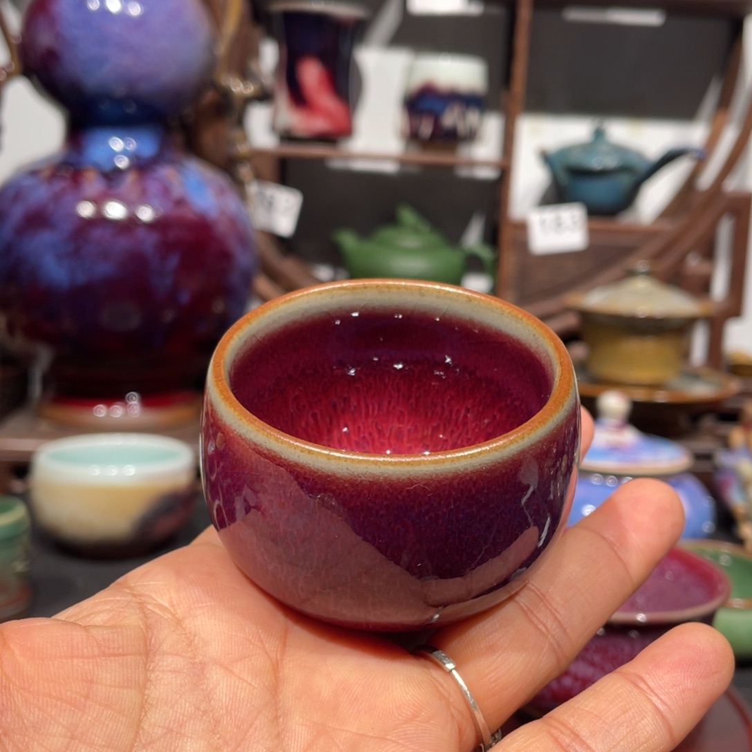 强***少中国神后钧瓷茶器