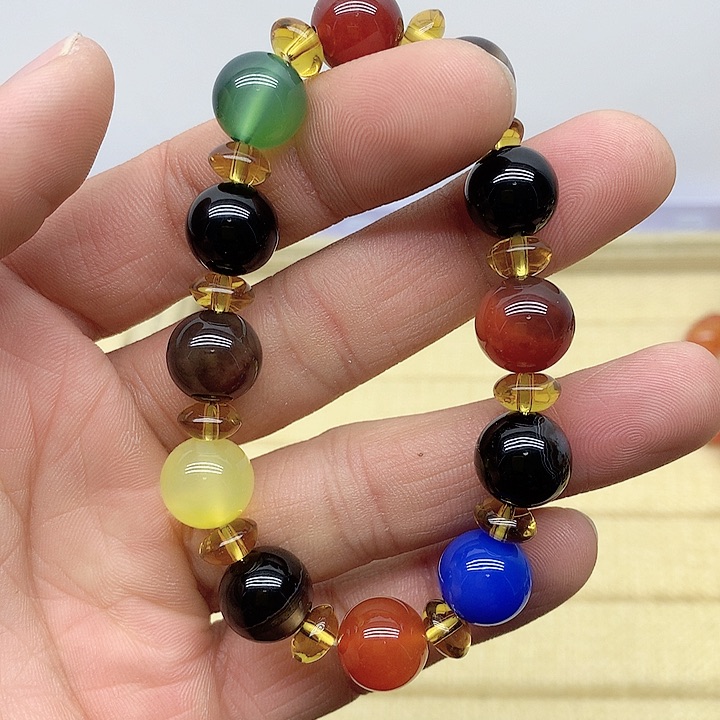 玛瑙/玉髓手链合金