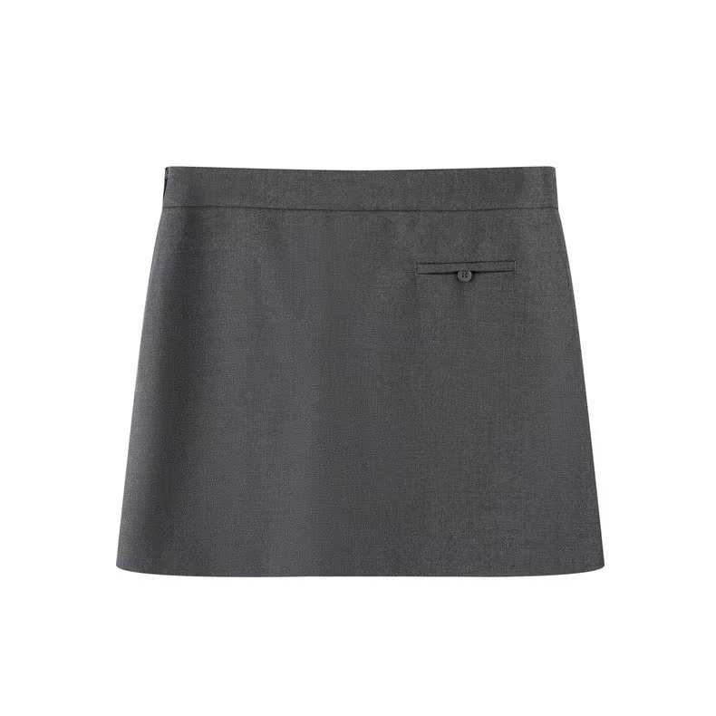 艾家商场女装时尚休闲百搭高腰半身裙