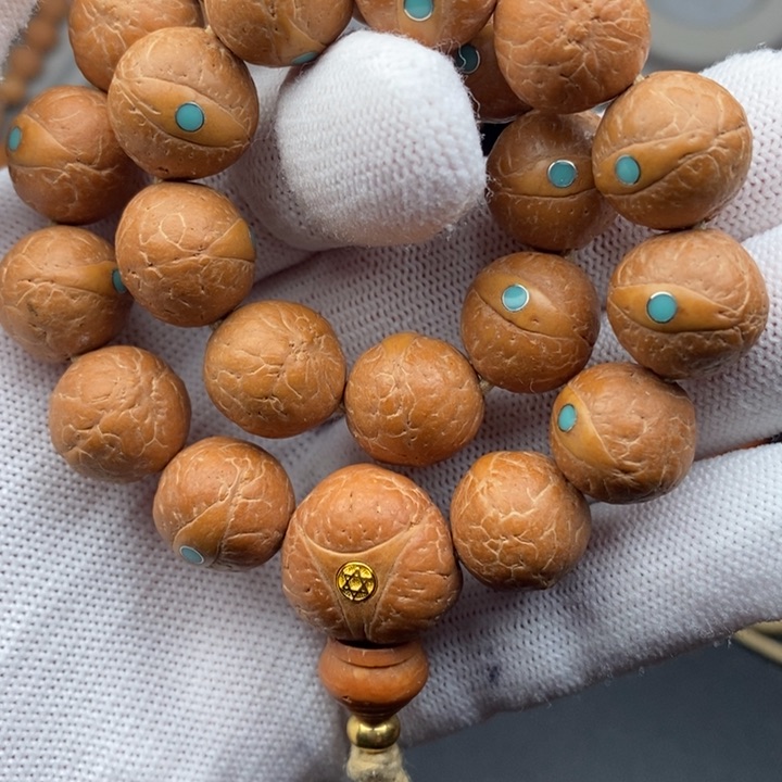 凤眼菩提手串14.5mm蓝彩款