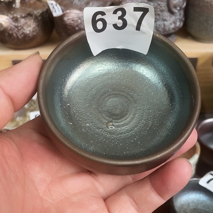 茶杯紫砂柴烧纯手工637