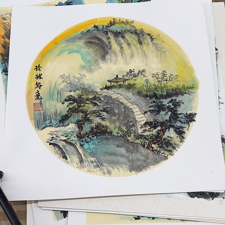 国画花鸟的故事也很50.50