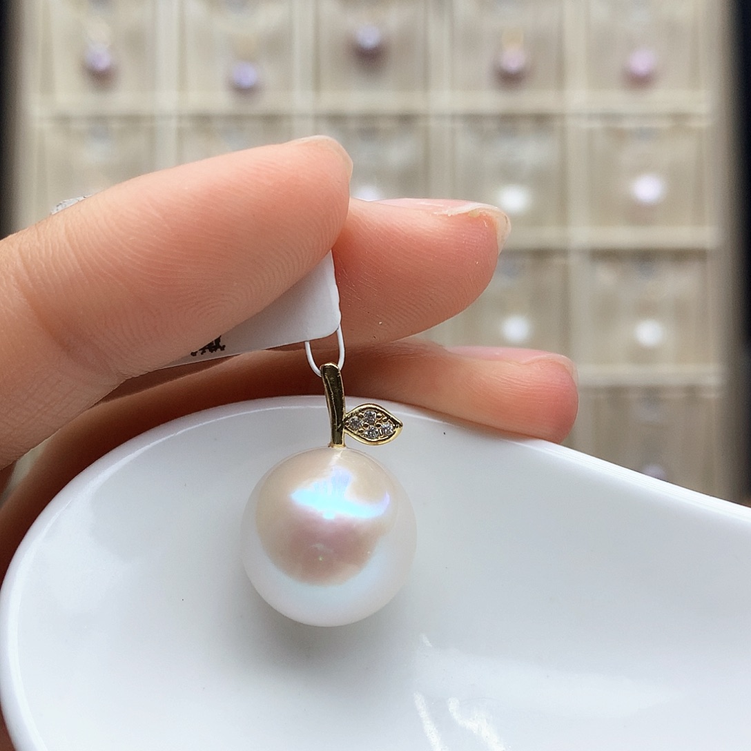 颈饰合金淡水珍珠