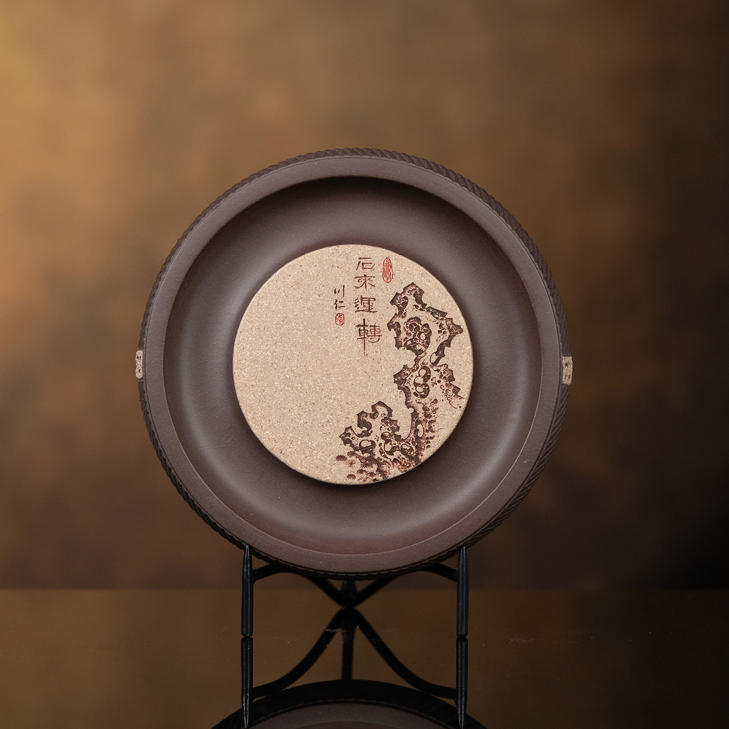 【利贞l石来运转壶承】原矿紫泥粉段泥直径18.5cm手工宜兴紫砂NWK