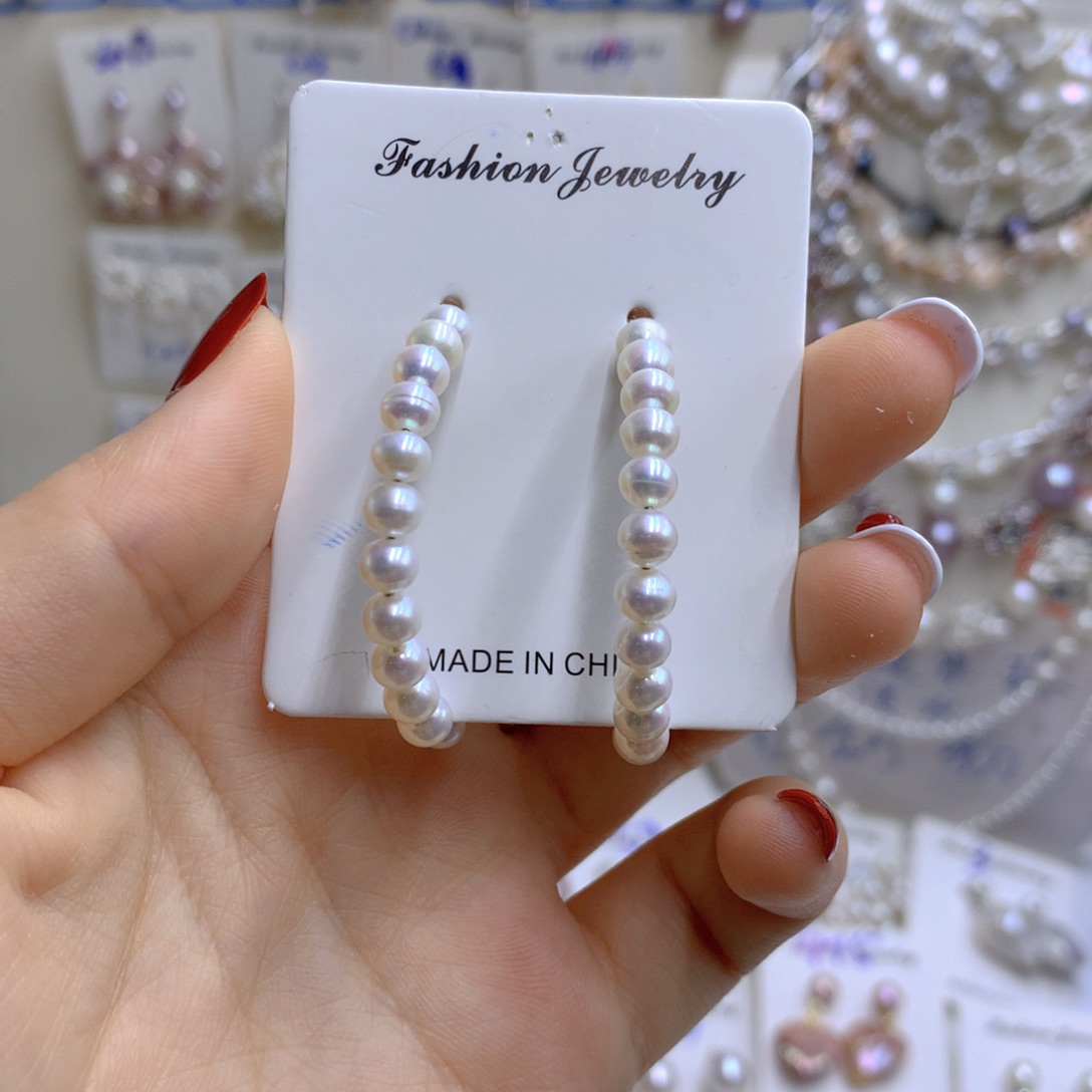 淡水珍珠颈饰银S925镶嵌