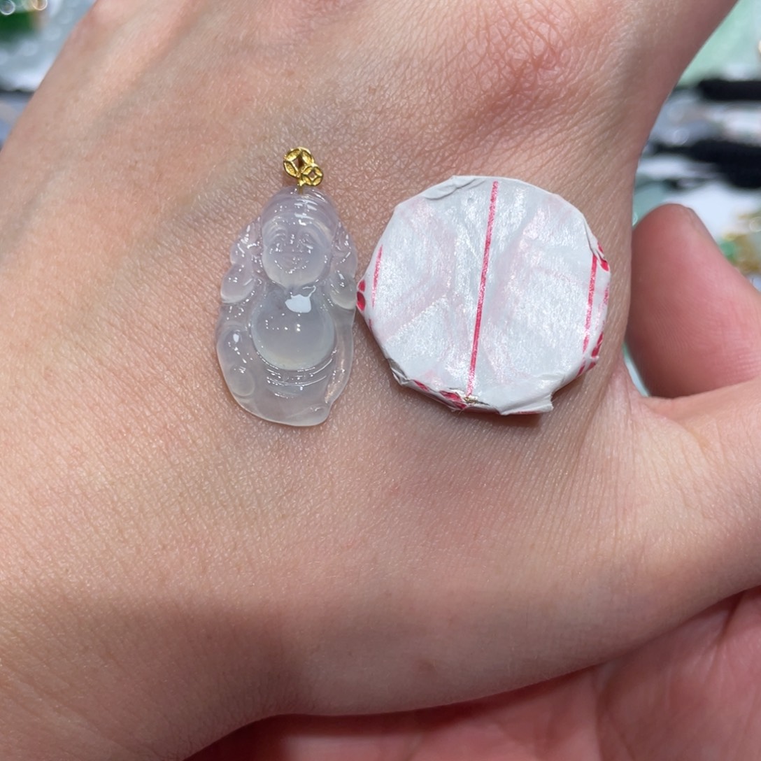 翡翠颈饰18K金镶嵌多样性