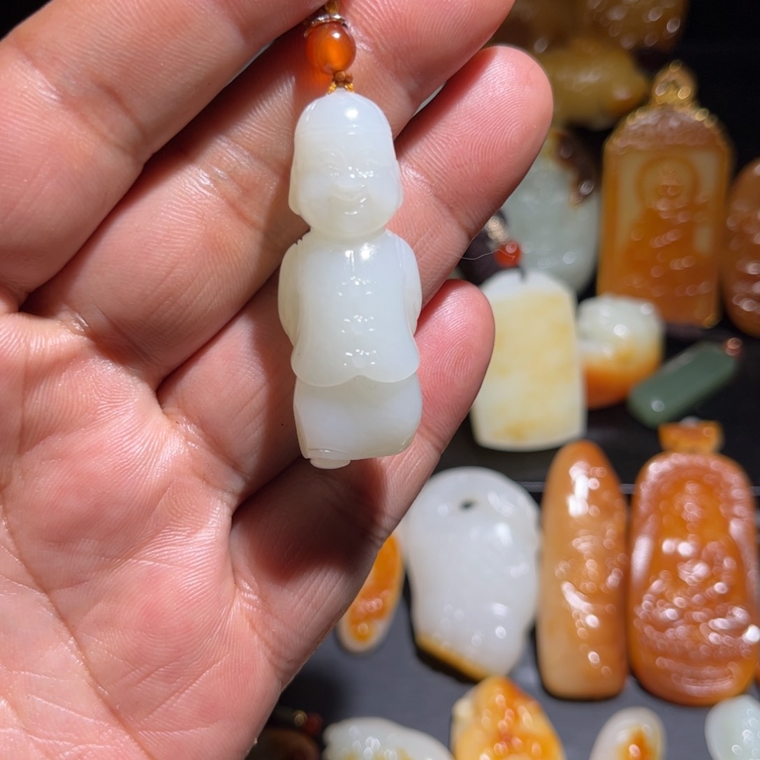 和田玉挂件未镶嵌用****9