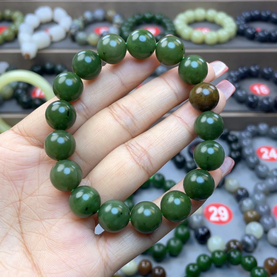 和田玉手链未镶嵌