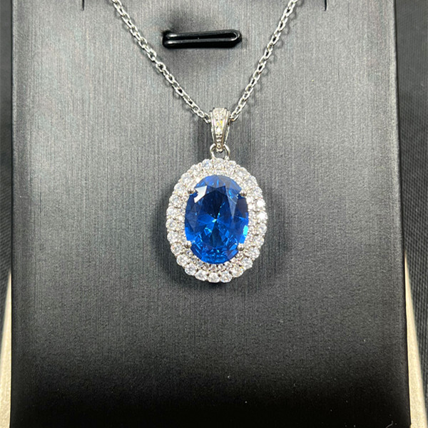 【国检证书】高奢名订收藏级蓝宝石吊坠606