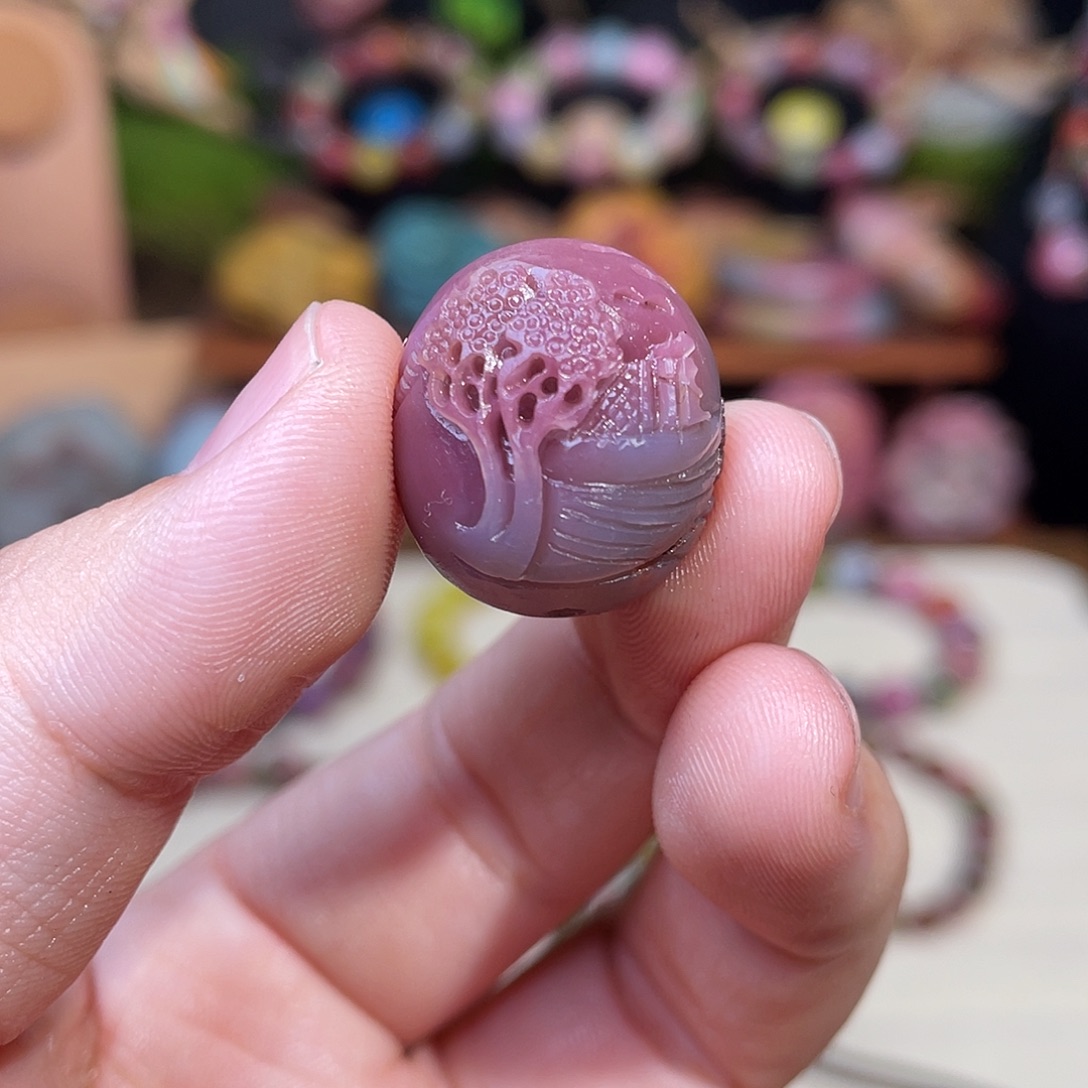 玛瑙/玉髓未镶嵌手串盐源玛瑙开播福利