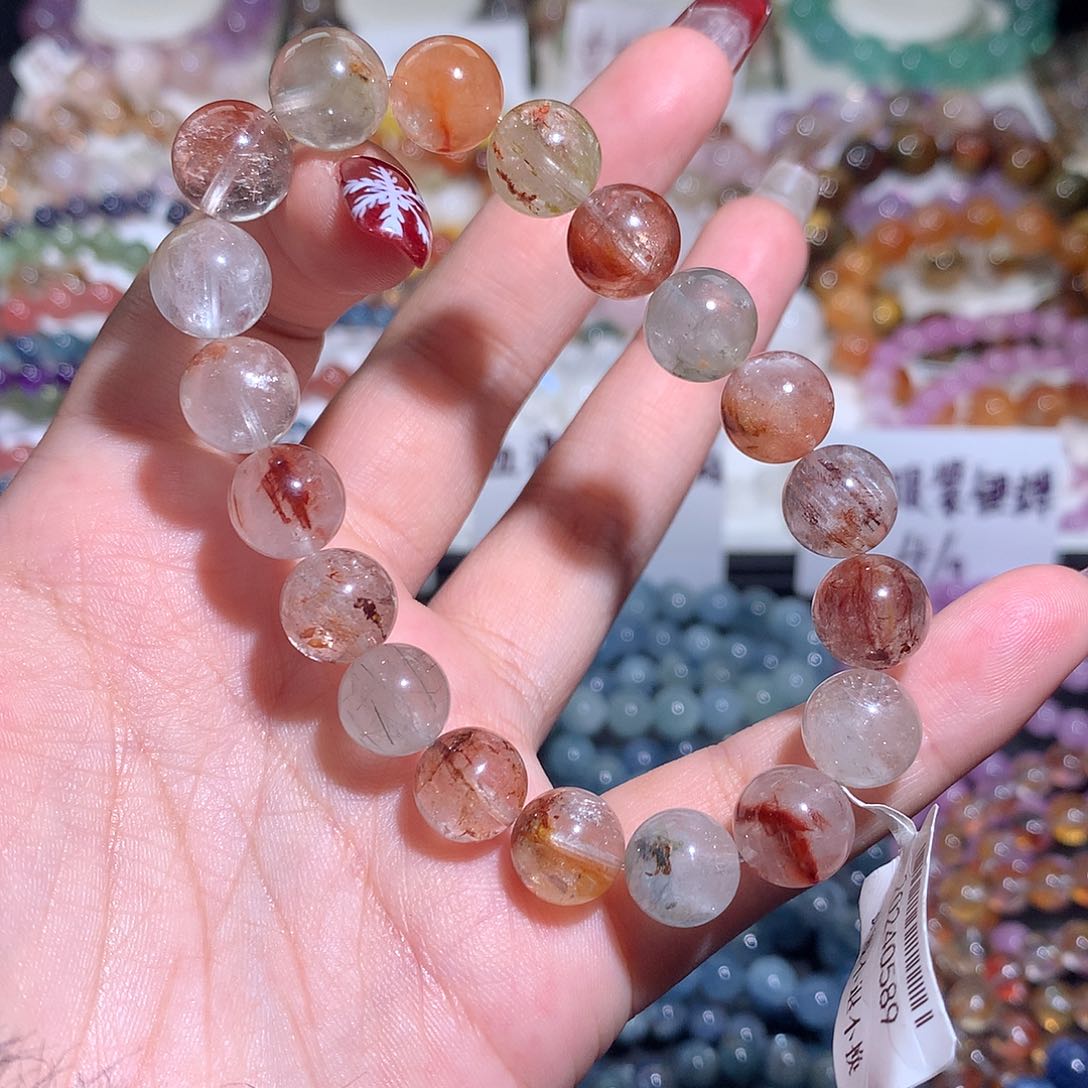 未镶嵌手链水晶透体兔毛幽灵10