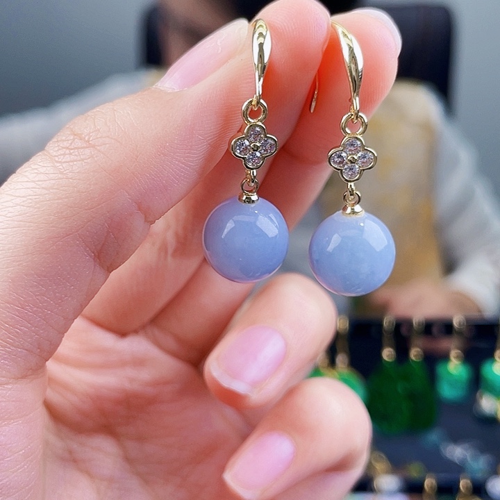 翡翠耳饰未镶嵌饰品