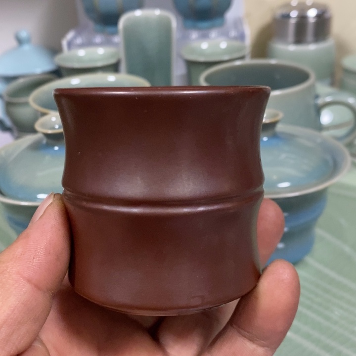 风***杯子陶原矿釉原产地汝瓷微瑕杯子