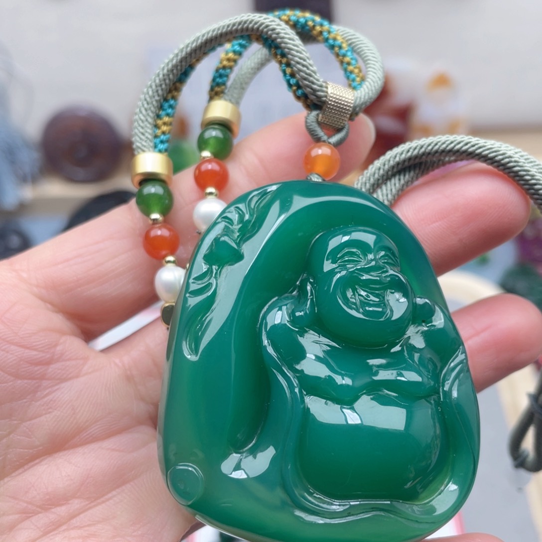 玛瑙/玉髓颈饰合金O****)