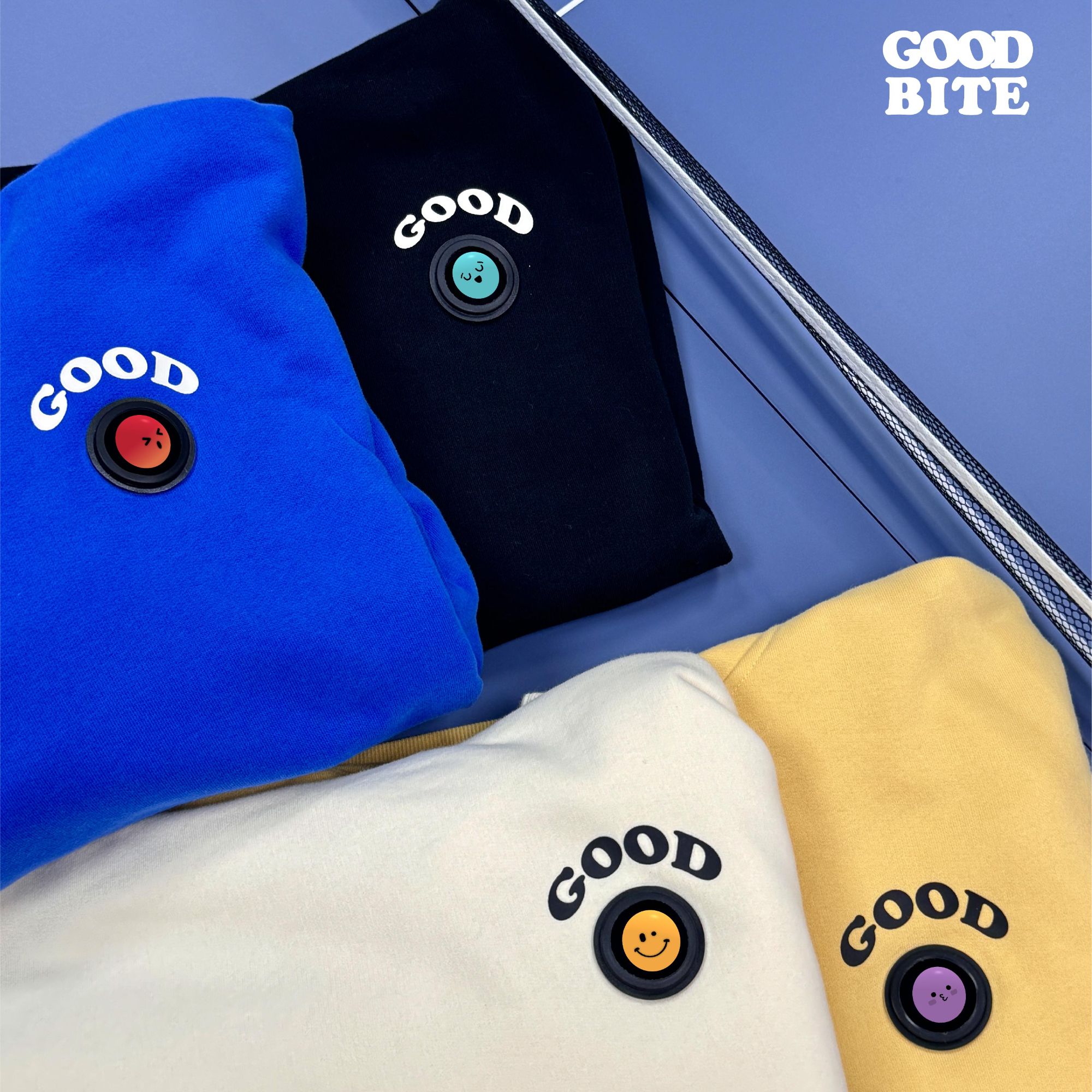 无品牌Goodbite 表情可动男女套头连帽保暖冬季卫衣