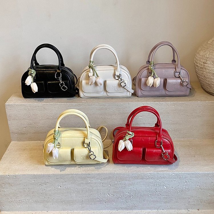 【邱子家】单根简约风耐刮单肩手提式斜挎斜跨ins洋气小众通勤女包