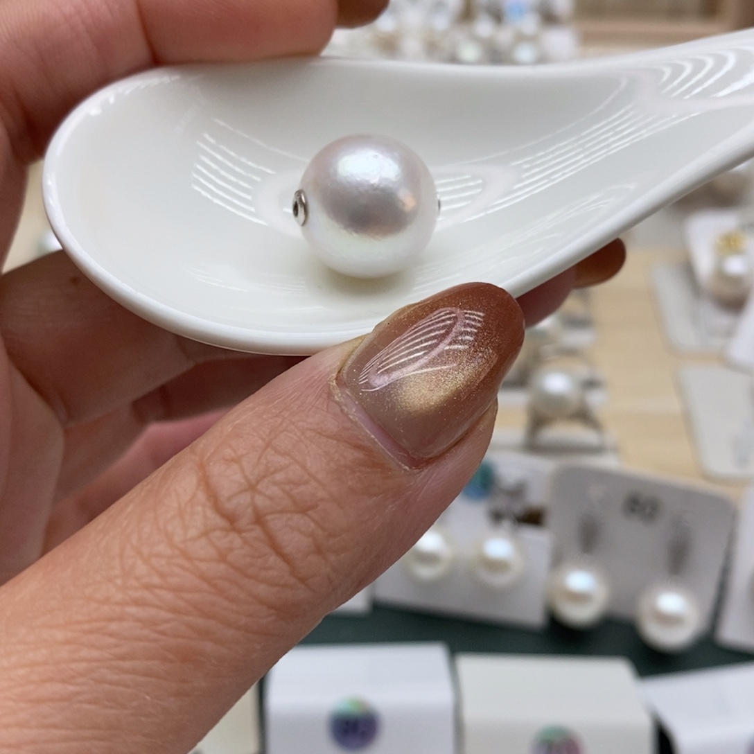 颈饰淡水珍珠银S925镶嵌