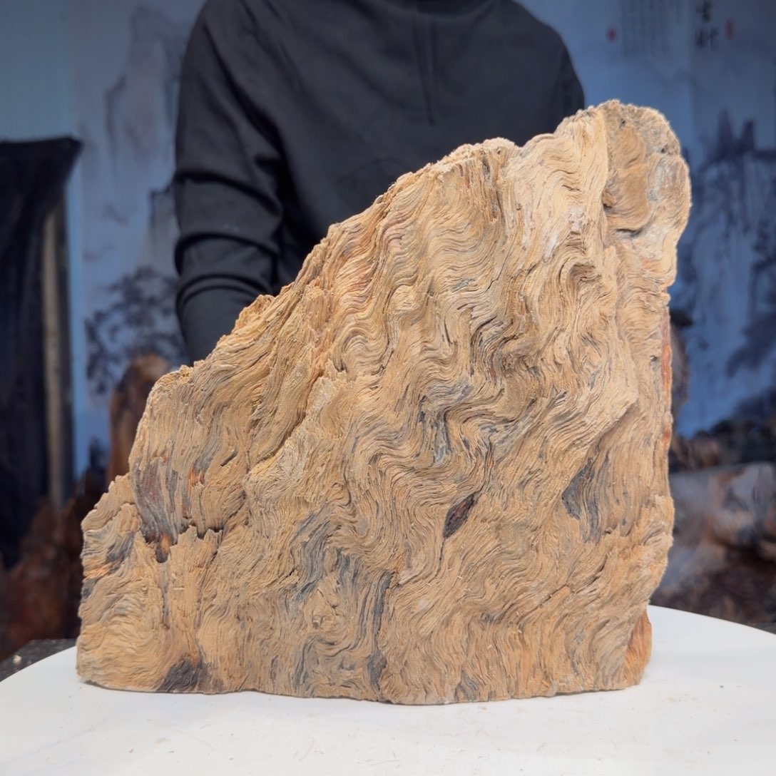 贵***）木三丰琥珀木 天然摆件18