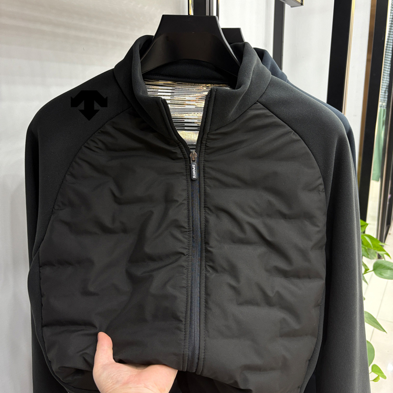 奥特莱斯撤柜丨迪桑家保暖绵羊毛充绒服新款拉链时尚男款轻薄加厚