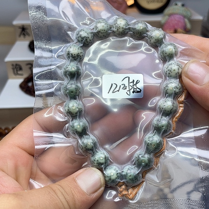 星月菩提手串12圆珠手串原生态
