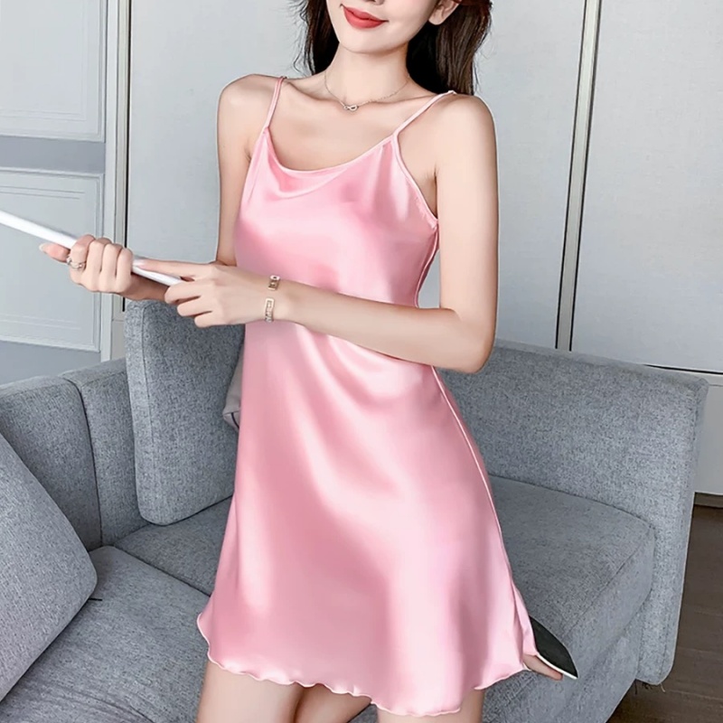 冰丝夏季吊带连衣裙A27