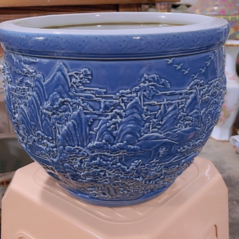 【闪购商品】紫砂盖碗人****5山水大缸
