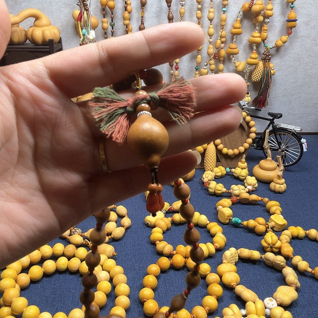 舟***花大叶紫檀（黑酸枝木类）纯天然葫芦手工制作