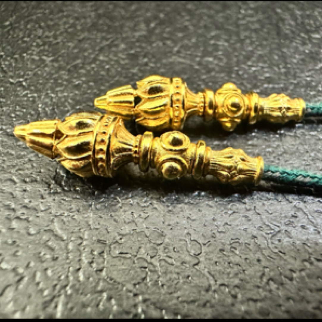 925银银制品 弟子珠配饰一组（莲花宝座）