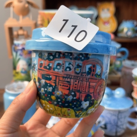 炉景德镇釉下手绘陶瓷 