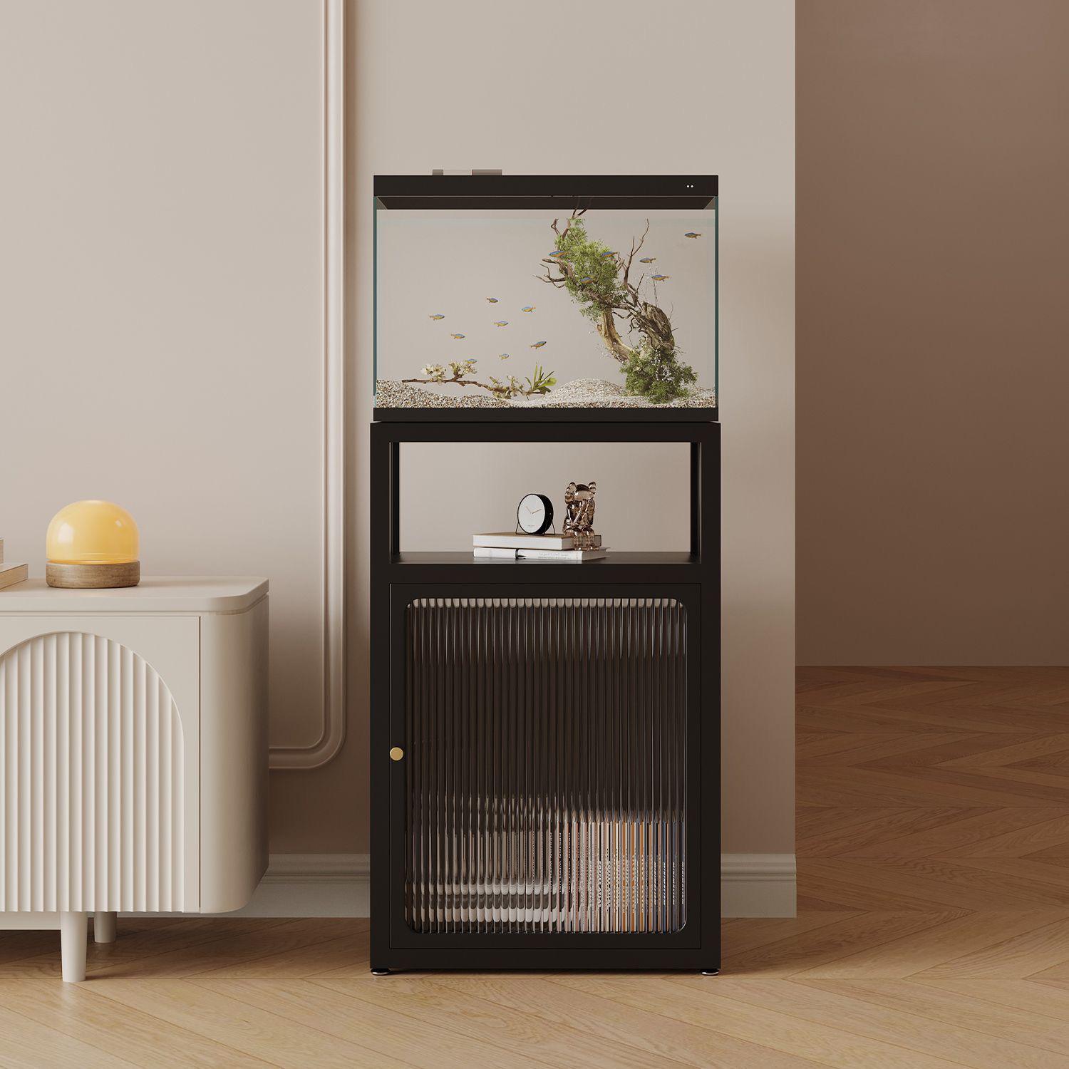 鱼缸架子当贝鱼缸架承重底座柜子小米鱼缸专用底柜定制鱼缸放置柜