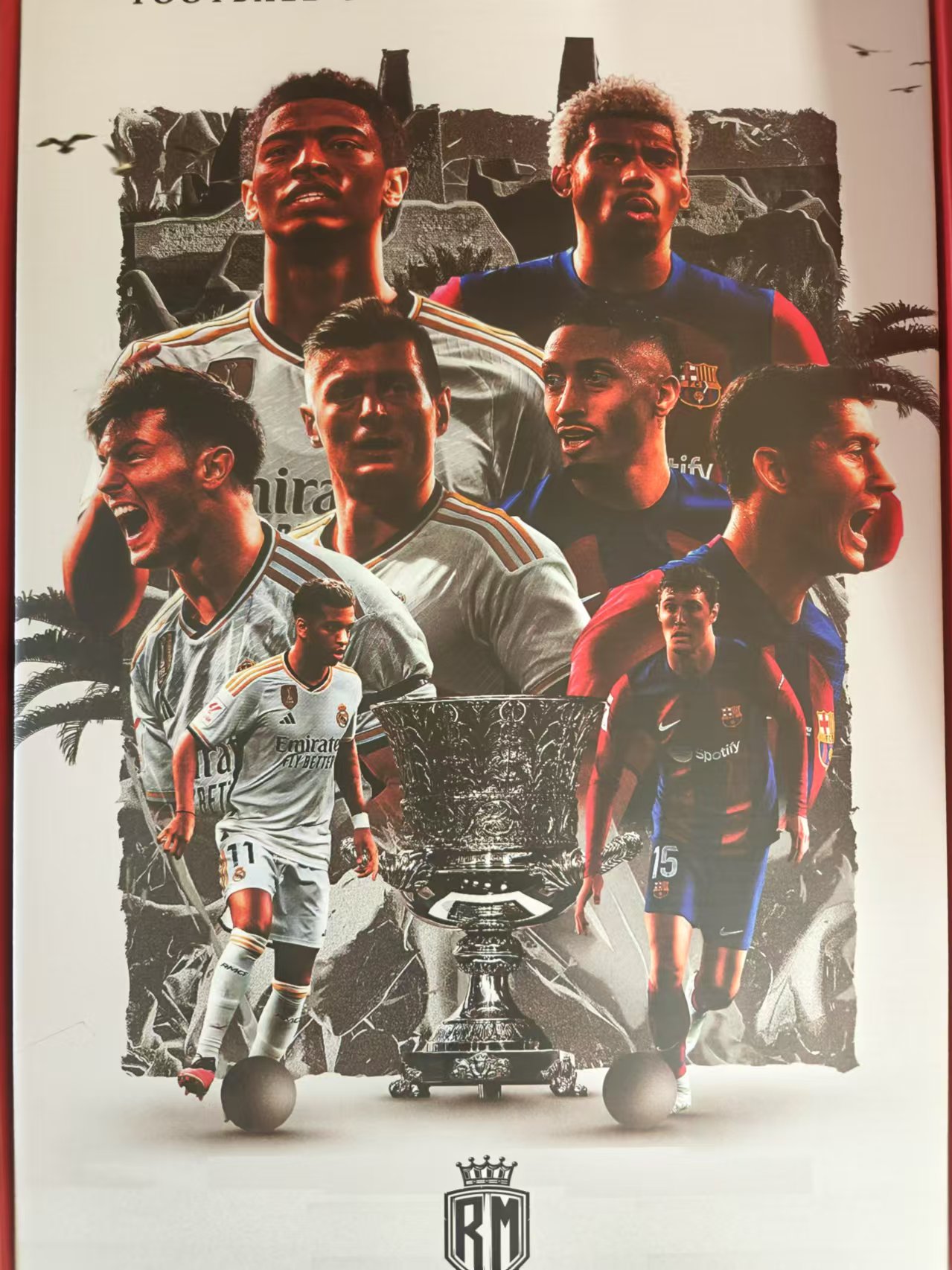 RM足球装裱海报系列（默认代拆）