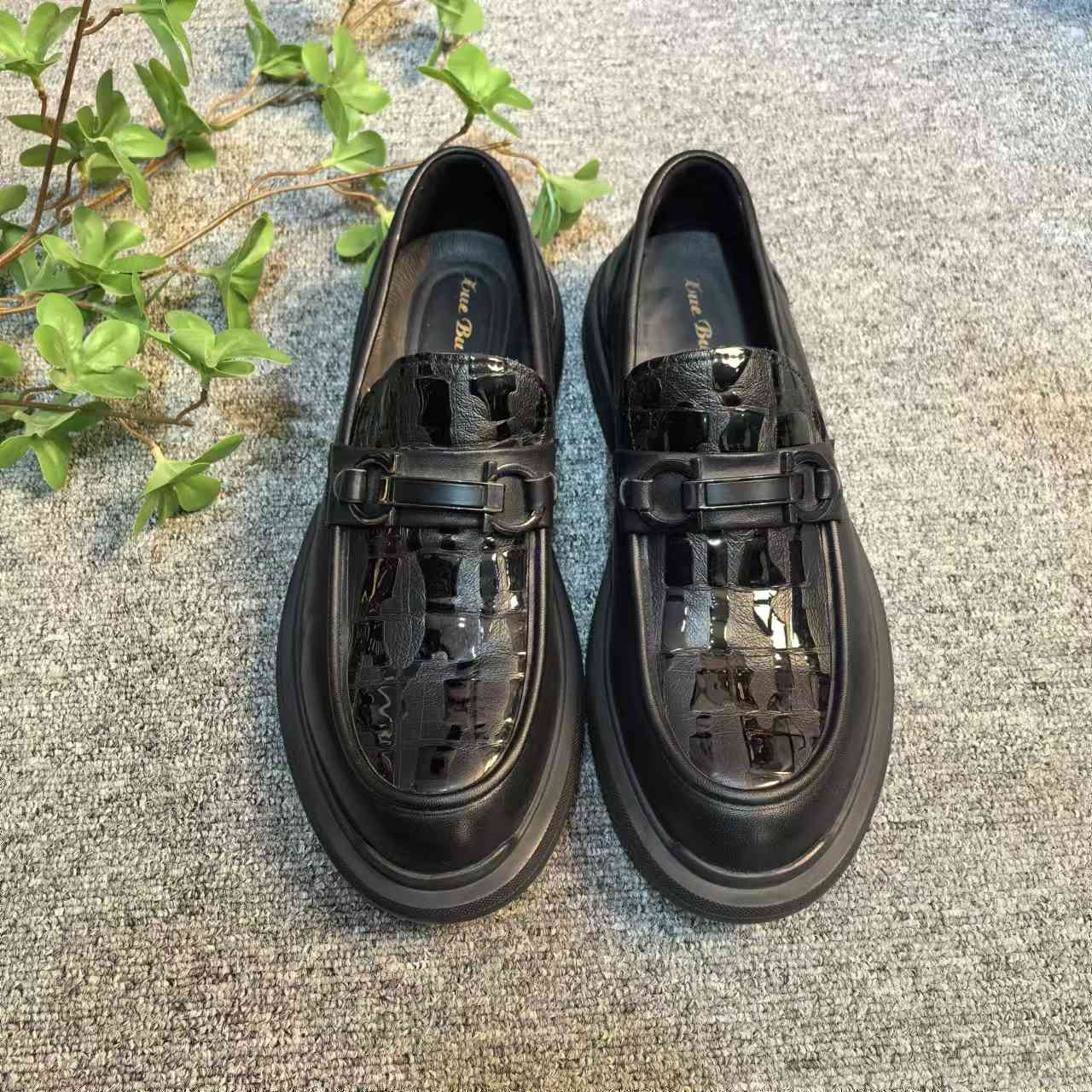 2024休闲时尚百搭潮流男士真皮百搭皮鞋1257