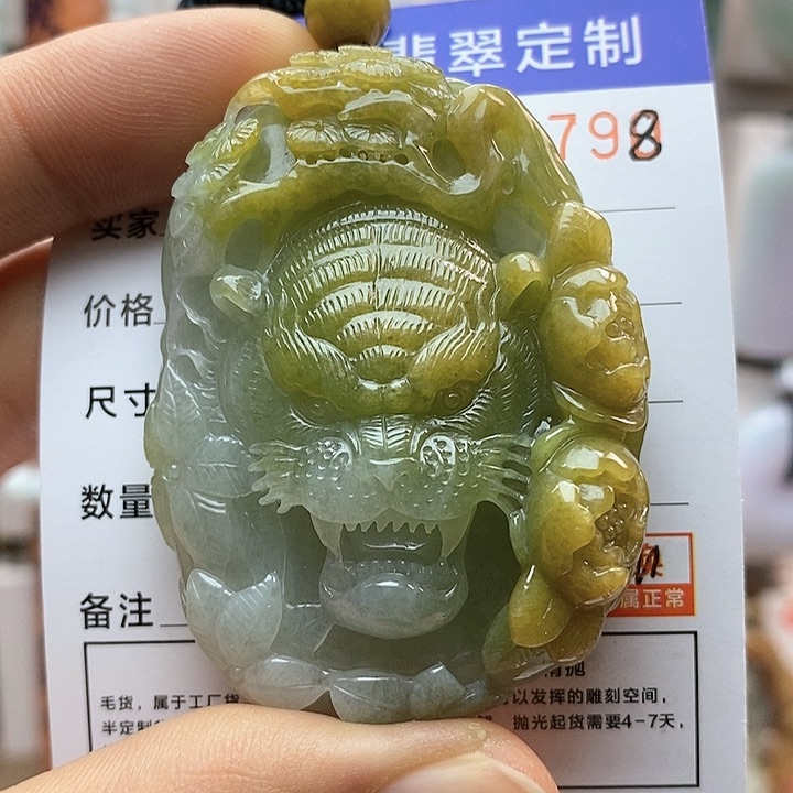 翡翠颈饰未镶嵌每天