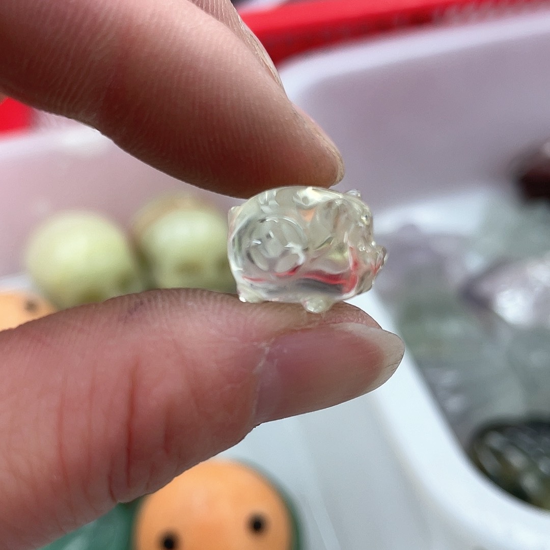 黄晶珠宝半成品未镶嵌1148