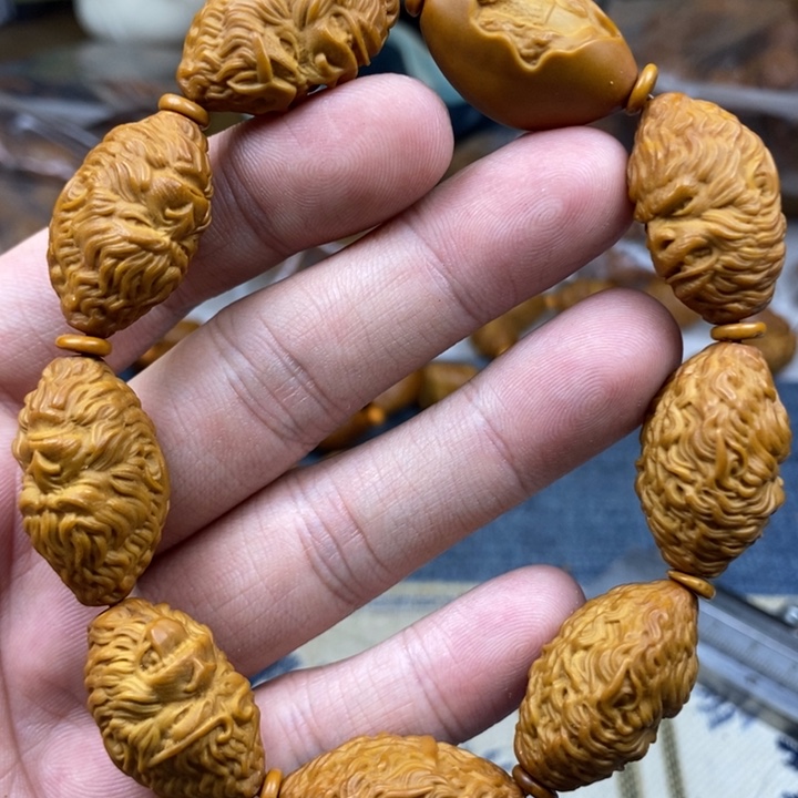橄榄核手串/手链橄榄核雕工艺手串