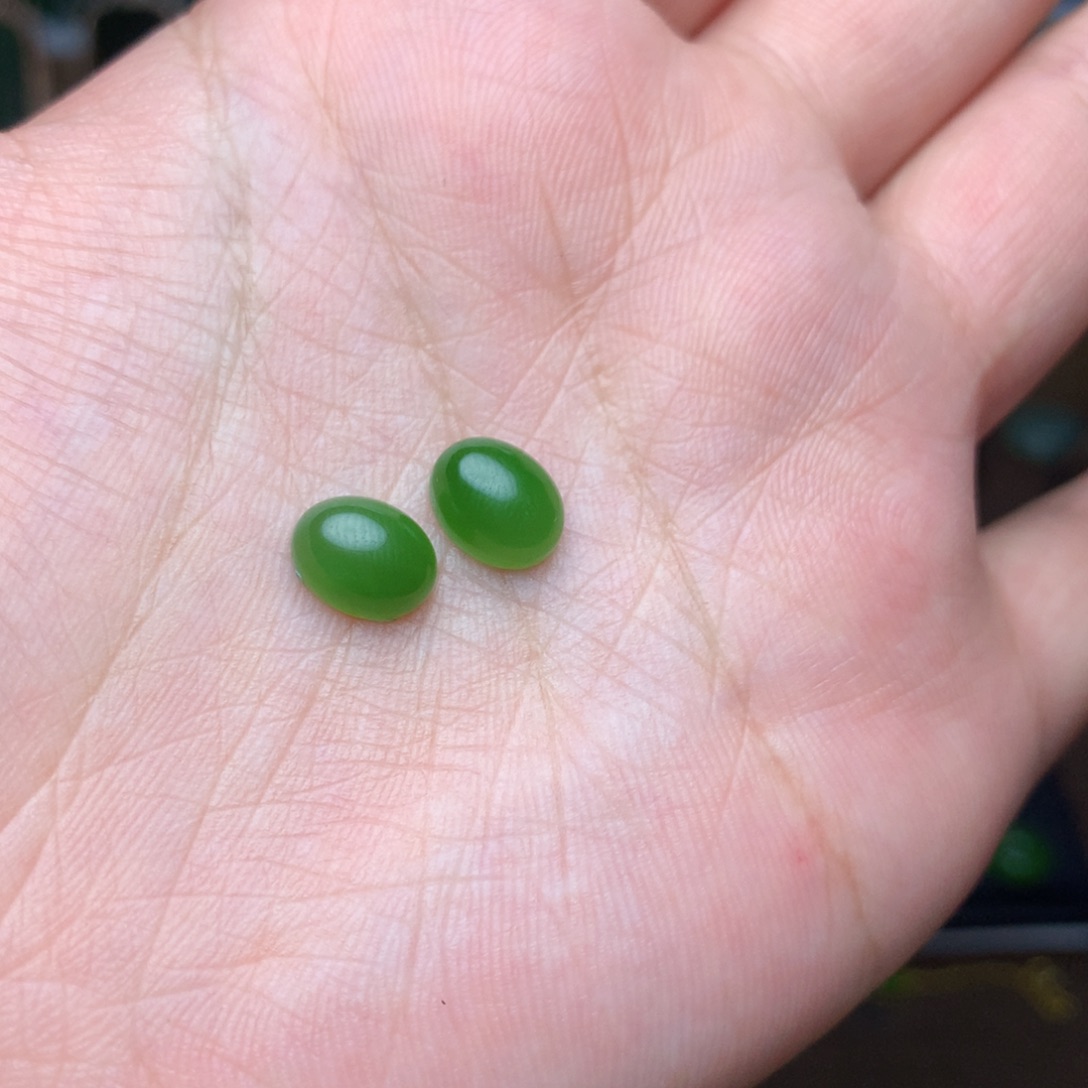 和田玉（碧玉）裸面未镶嵌