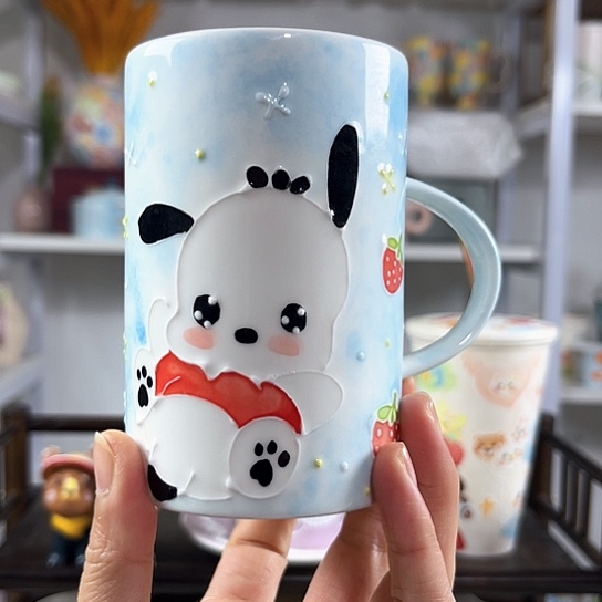 手绘高温釉下彩陶瓷
