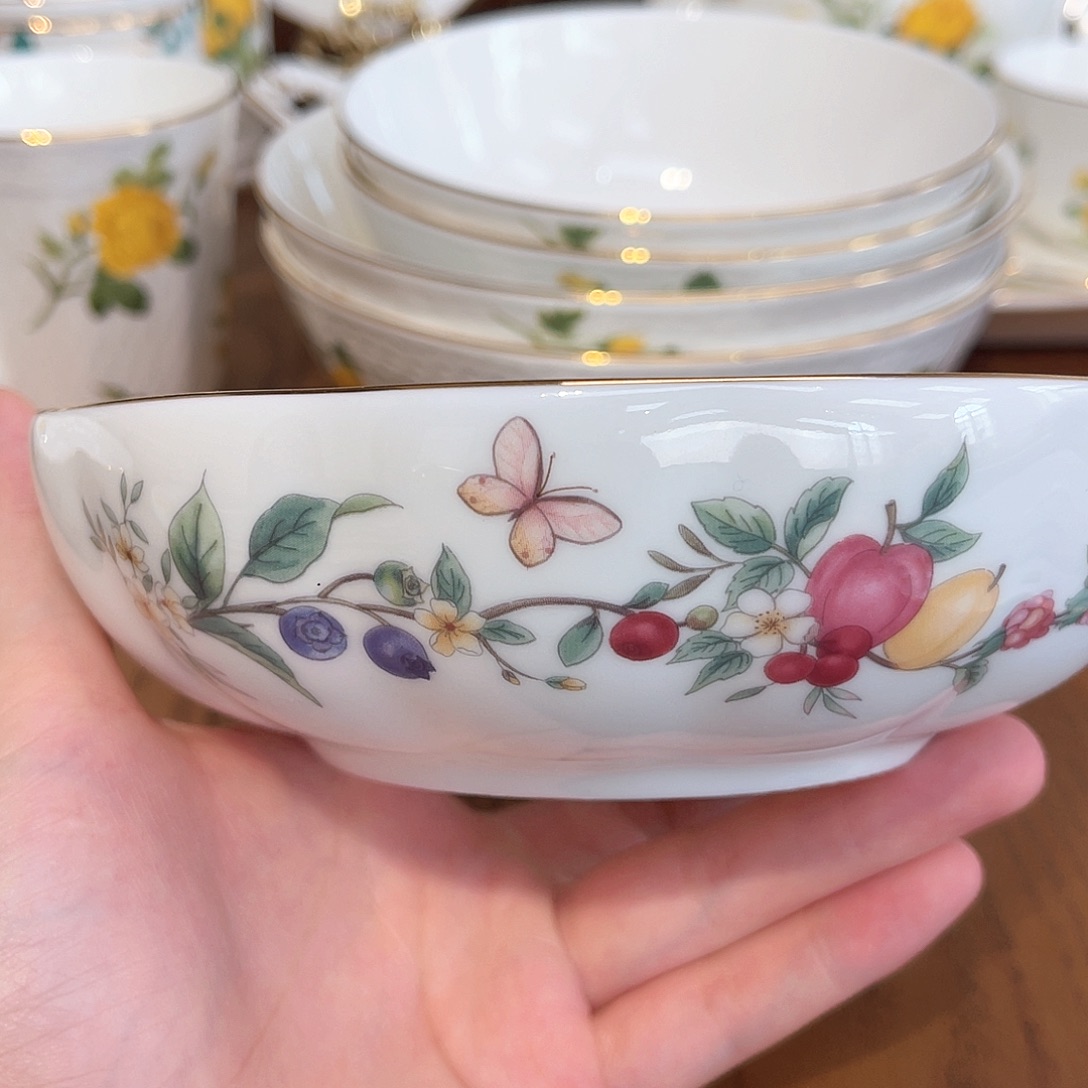 骨瓷浅碗—————————-