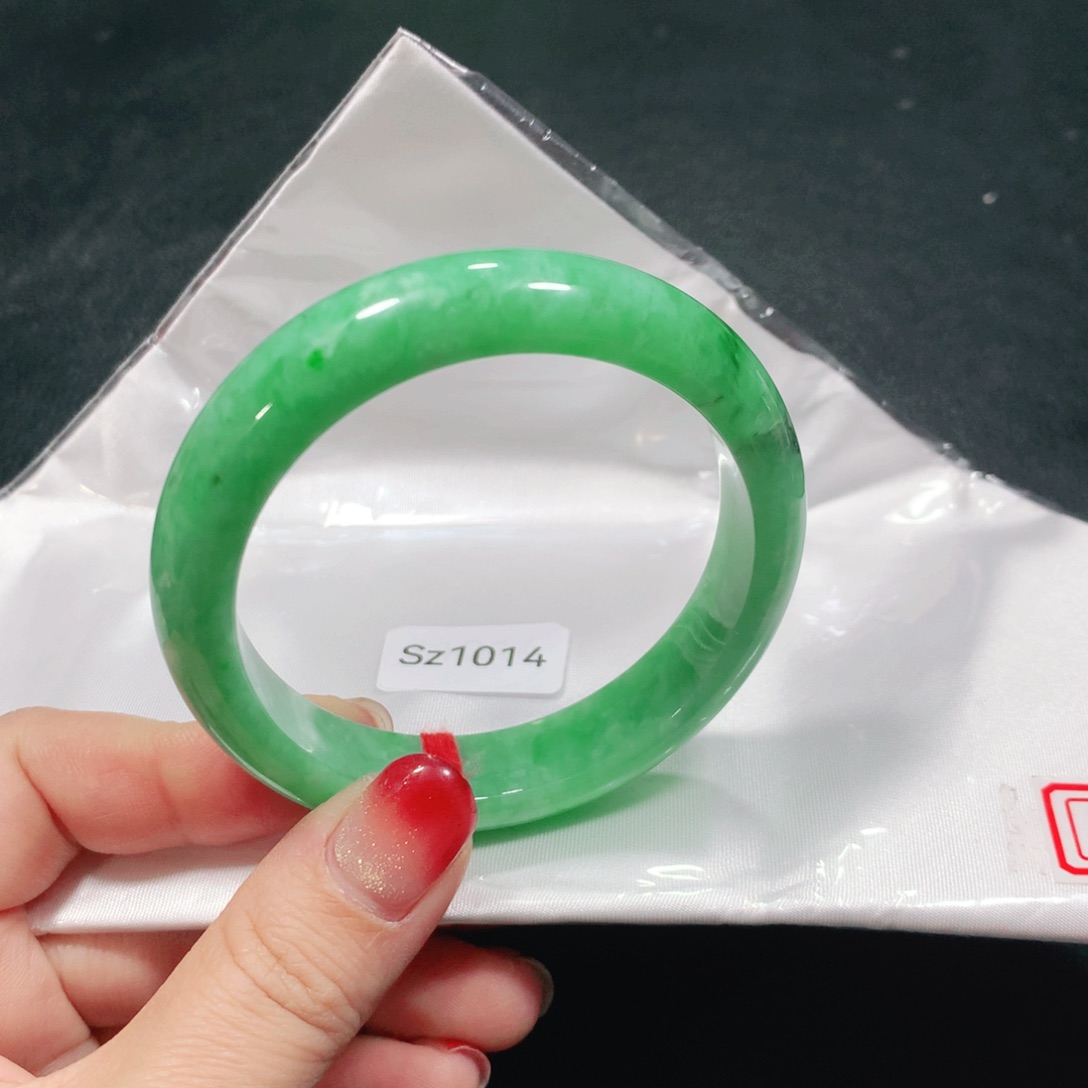 翡翠未镶嵌手镯高品质Sz1014-03