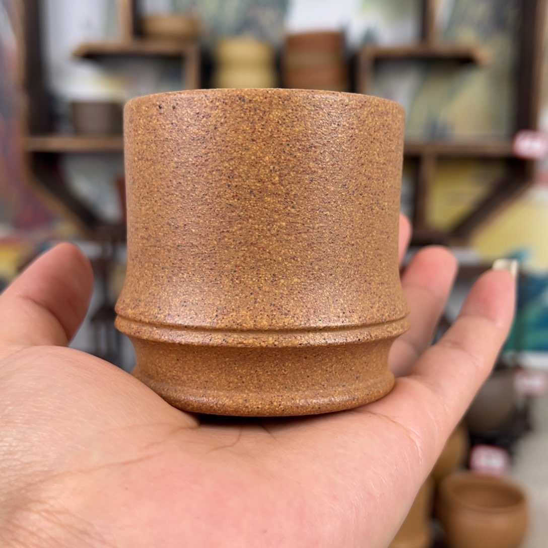 紫砂茶杯拙器甄选，纯原本矿。