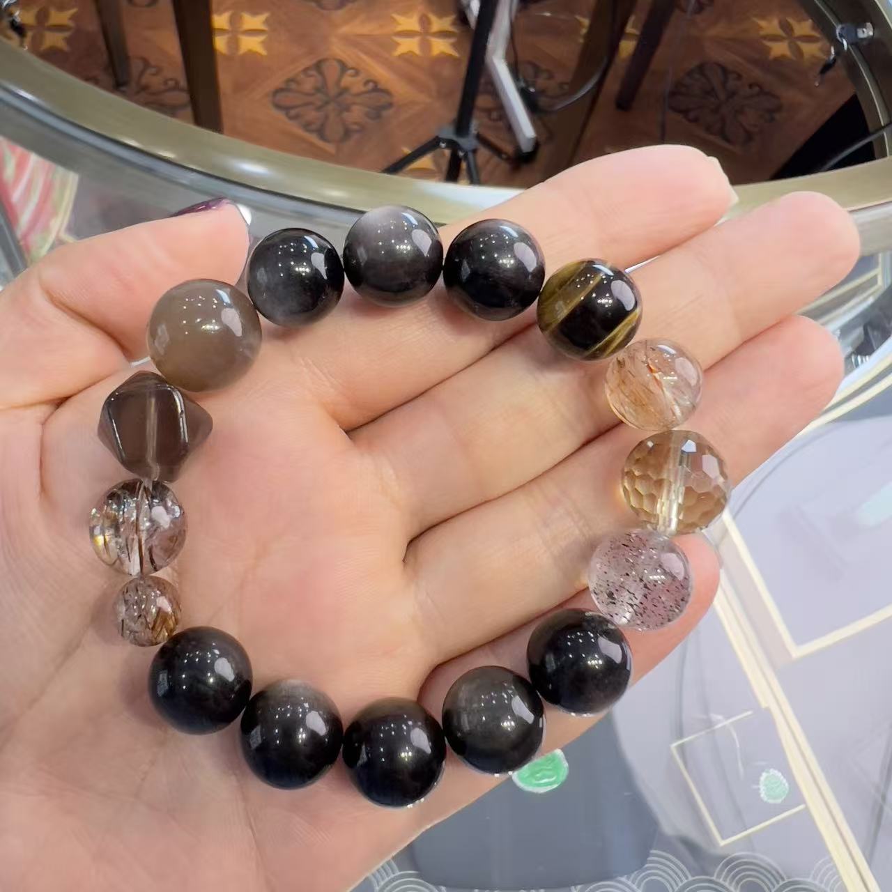 黑曜石手串（多样性发其一）