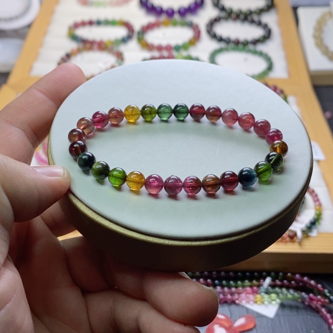 碧玺碧玺手链未镶嵌