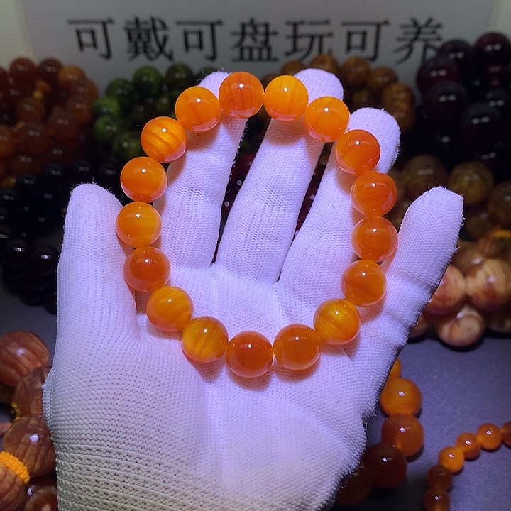 手串/手链松木（琥珀木）1.3 包浆高货