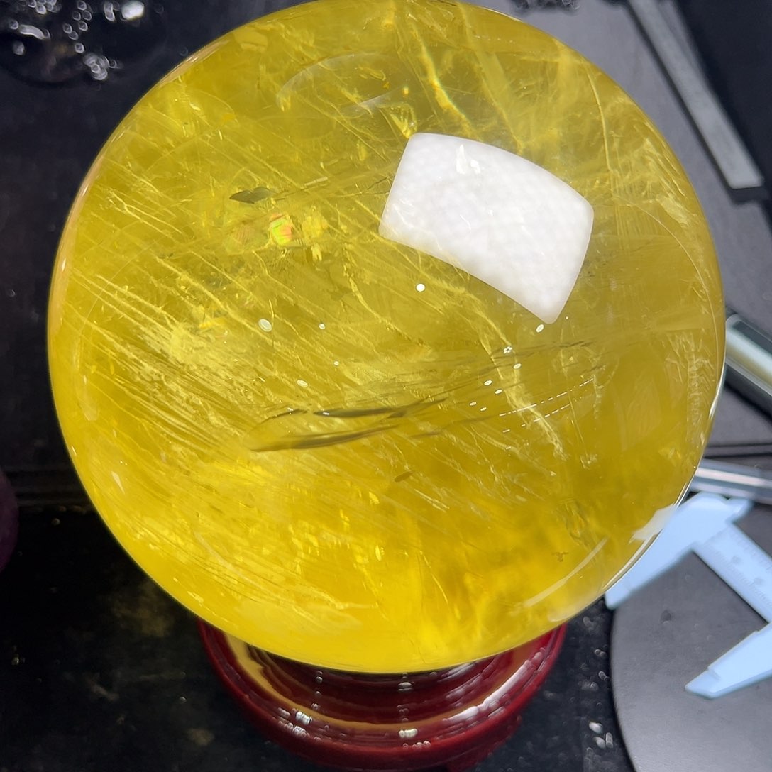 水晶水晶球摆件未镶嵌荣**妈